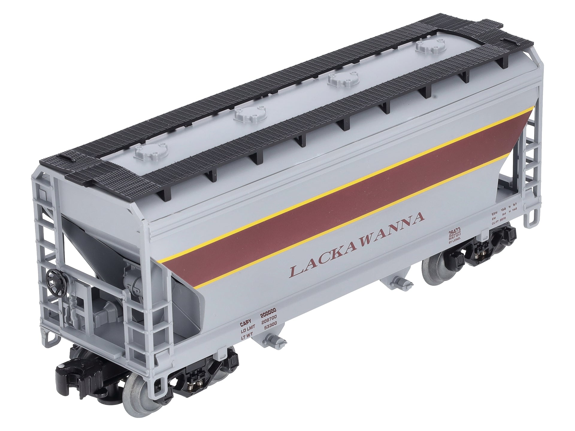 Lionel 6-26473 O Gauge Lackawanna NS Heritage ACF 2-Bay Covered Hopper