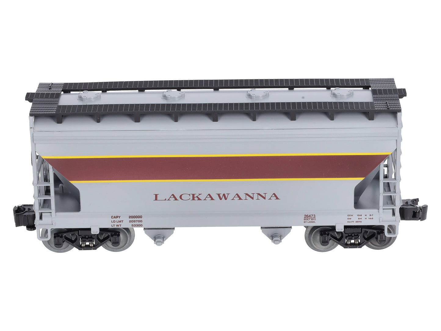 Lionel 6-26473 O Gauge Lackawanna NS Heritage ACF 2-Bay Covered Hopper