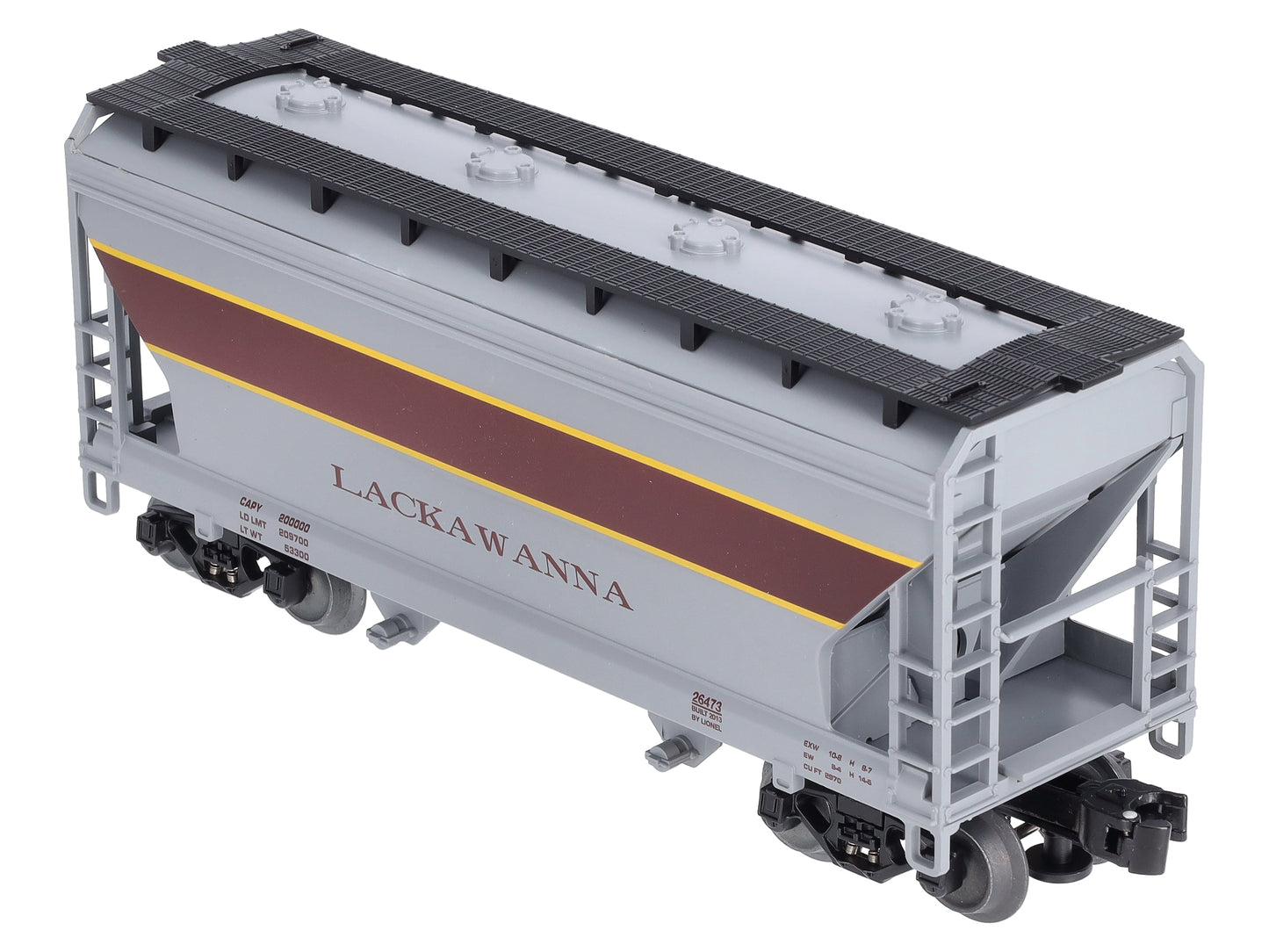 Lionel 6-26473 O Gauge Lackawanna NS Heritage ACF 2-Bay Covered Hopper