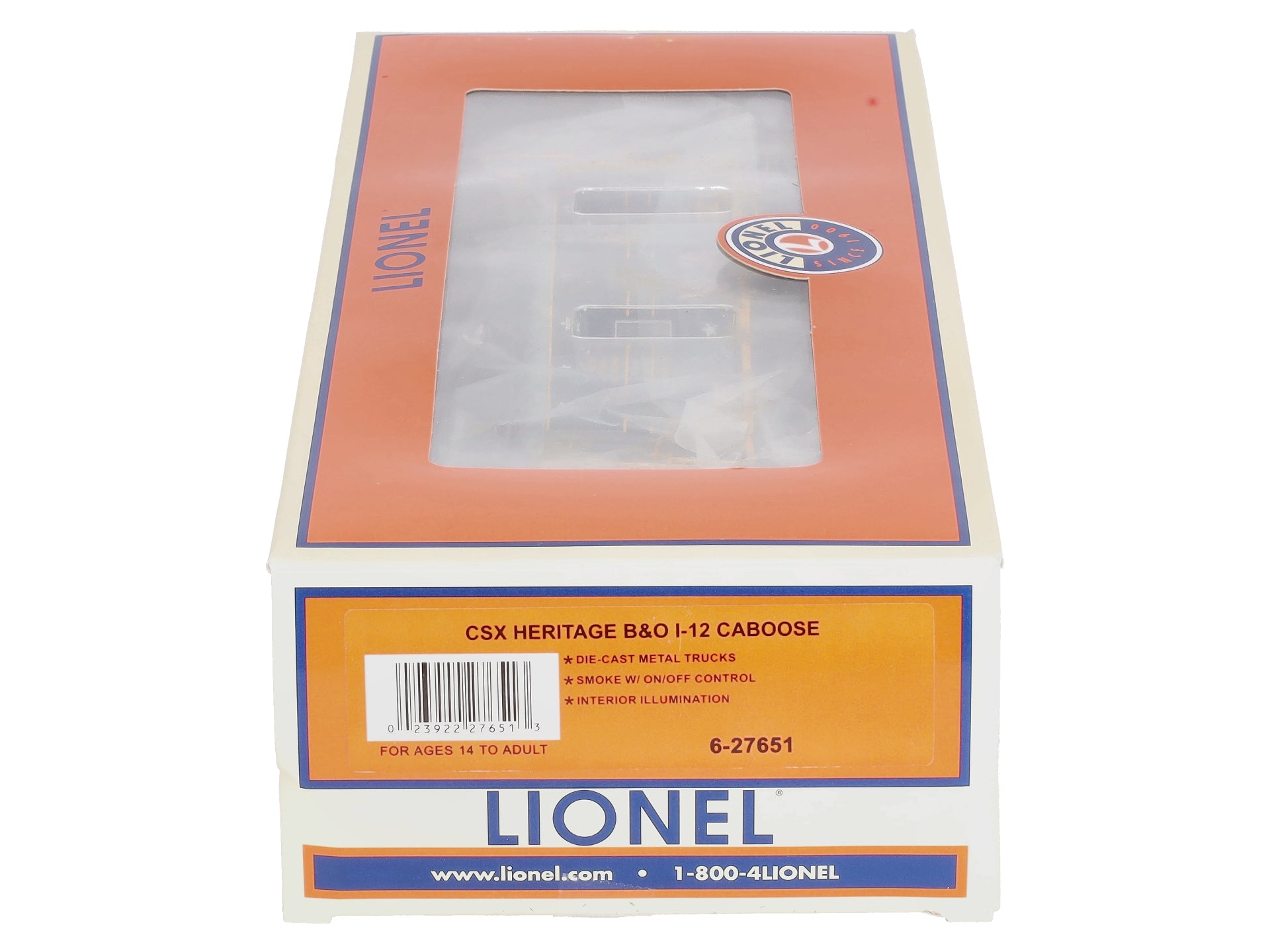 Lionel 6-27651 O CSX Heritage Baltimore & Ohio I-12 Caboose