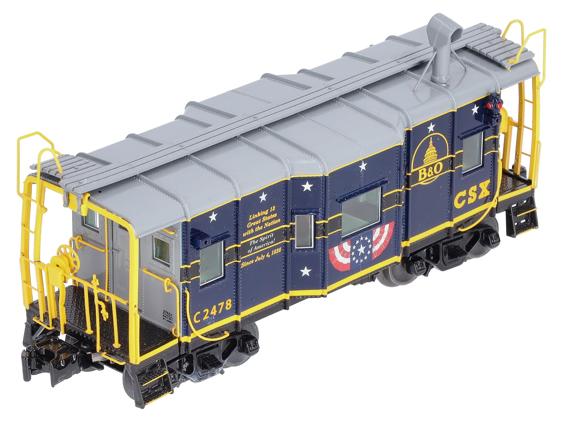 Lionel 6-27651 O CSX Heritage Baltimore & Ohio I-12 Caboose