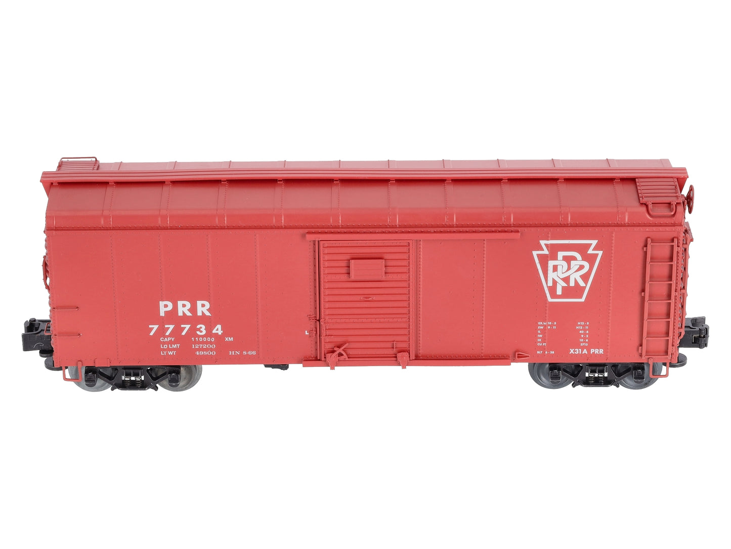 Lionel 6-84893 O Pennsylvania X31 Round Roof Boxcar #77734