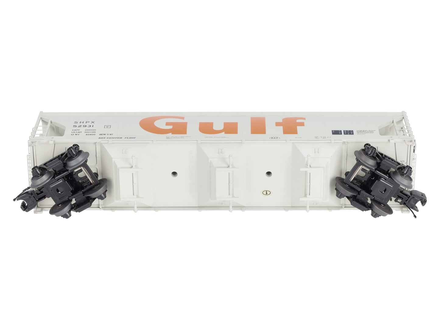 MTH 20-97872 O Gulf 3-Bay Centerflow Hopper #52931
