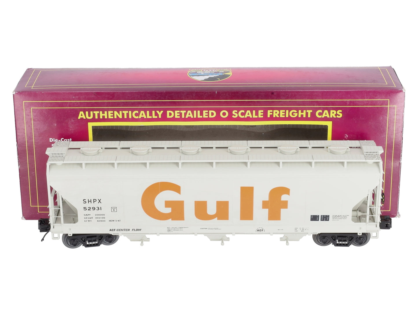 MTH 20-97872 O Gulf 3-Bay Centerflow Hopper #52931