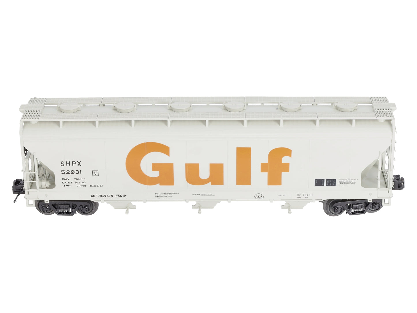 MTH 20-97872 O Gulf 3-Bay Centerflow Hopper #52931