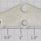 Lionel 622-199 Nickel Motor Truck Pivot Plate