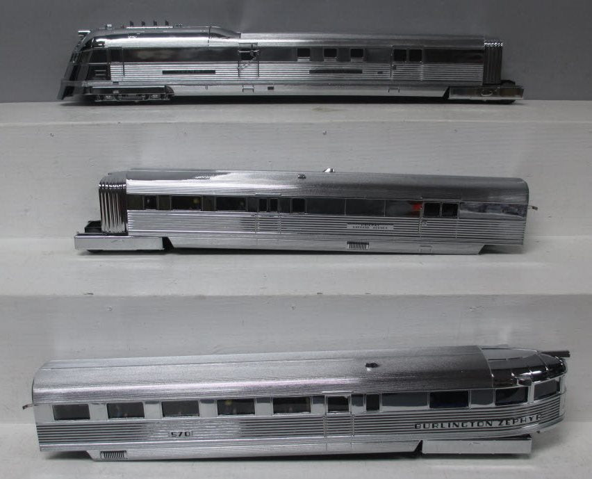 Lionel 6-51008 O Gauge Burlington Pioneer Zephyr Passenger Set with TMCC LN/Box