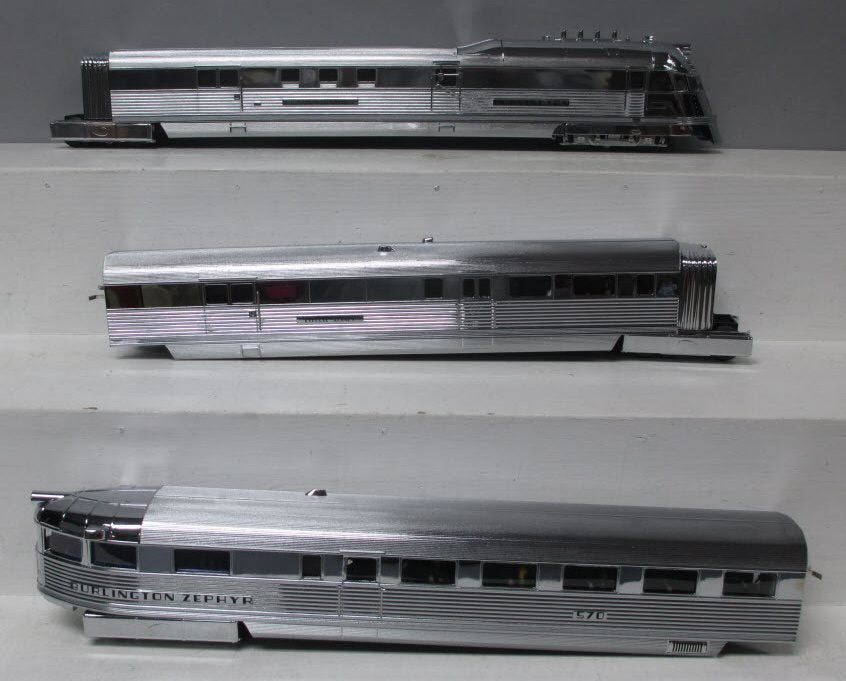 Lionel 6-51008 O Gauge Burlington Pioneer Zephyr Passenger Set with TMCC LN/Box