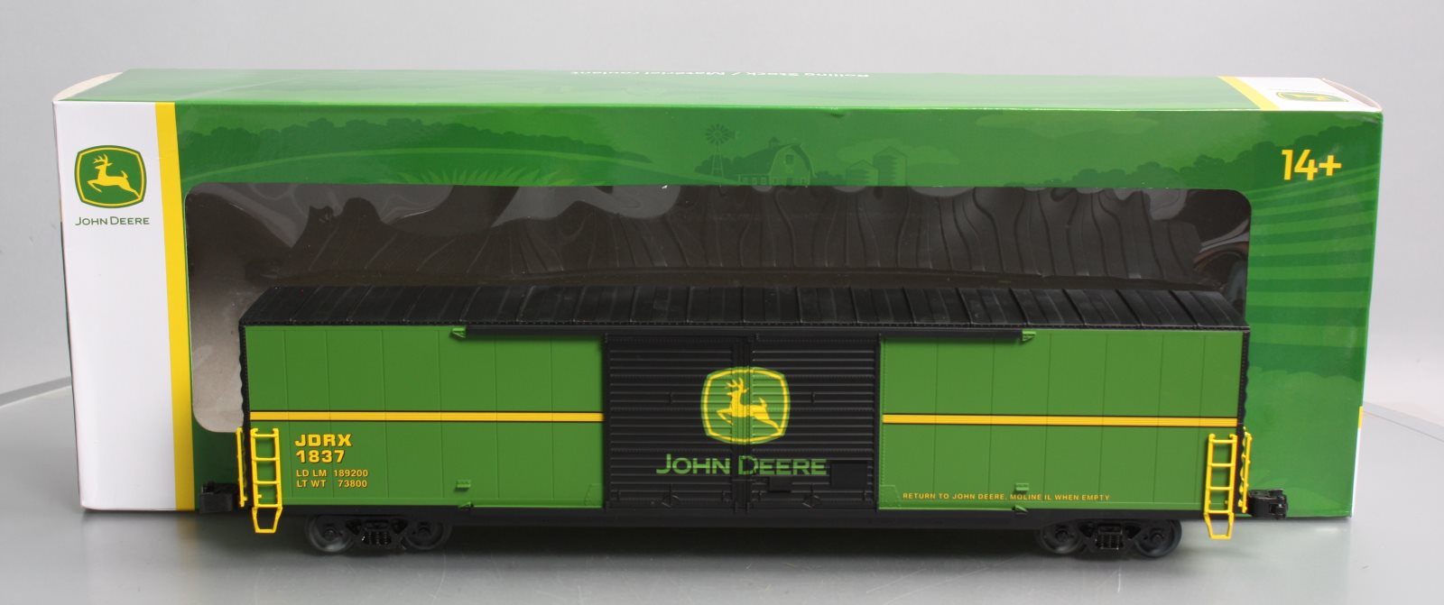 Lionel 2326130 O John Deere 60' Boxcar #1837