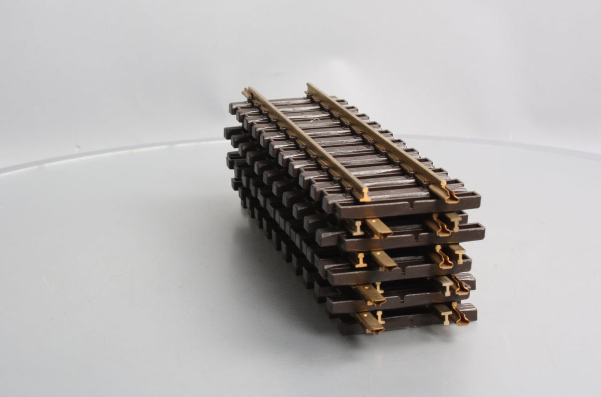 LGB 10000 G Gauge 12 Inch Brass Rail Straight Track Sections (9) EX/Box