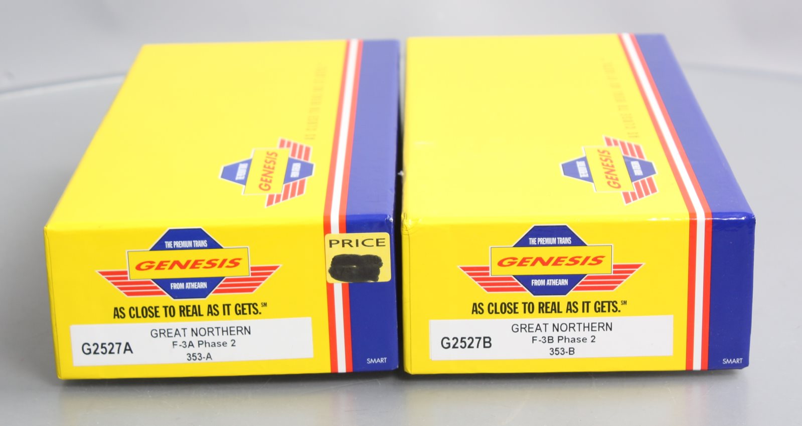 Athearn G2527 HO Scale Great Northern F-3A/F-3B Diesel Set #353A & #353B LN/Box
