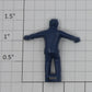 Lionel 19811-44 Blue Brakeman Car Figure with Unpainted Face