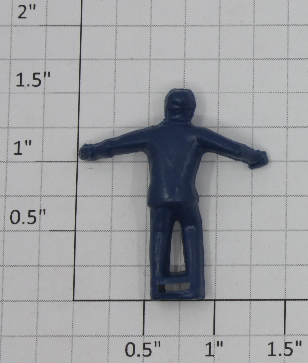 Lionel 19811-44 Blue Brakeman Car Figure with Unpainted Face