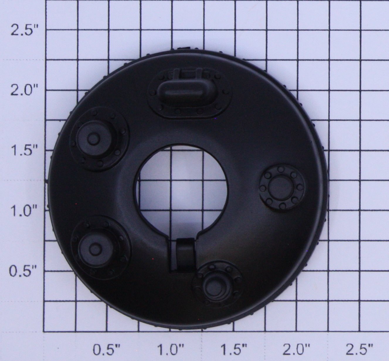Lionel 87601-24 Black Large Scale Tank Car Dome Cap