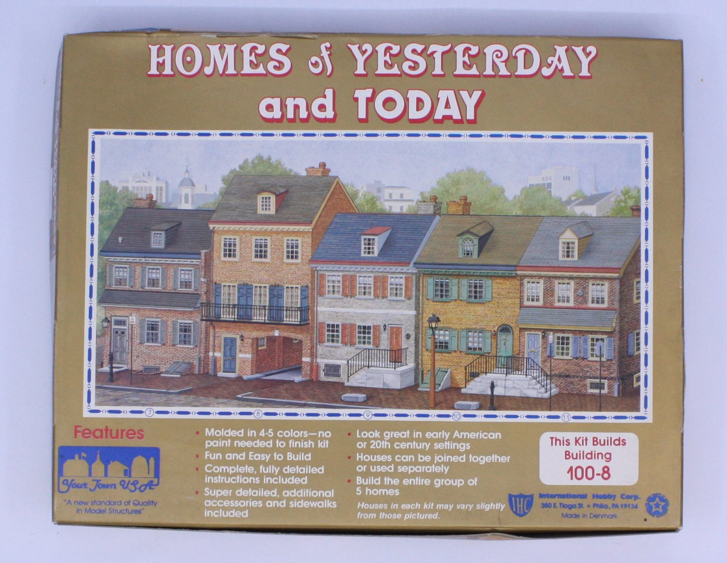 IHC 100-8 HO Homes of Yesterday and Today Building Kit