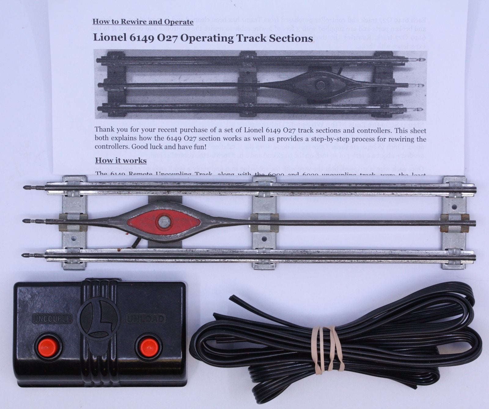 Lionel 6149 O27 UCS Operating Track Set (Box of 3)