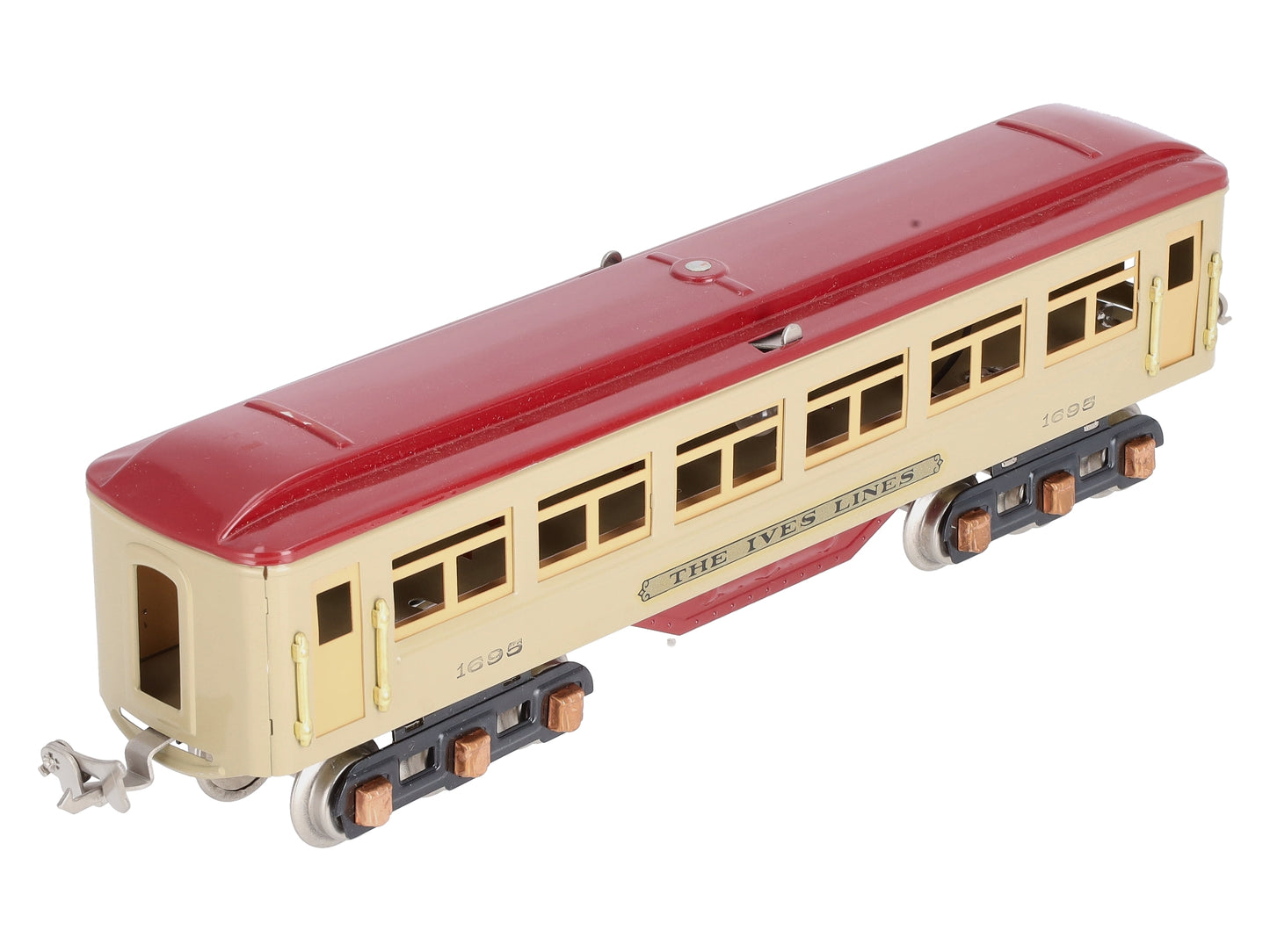 Williams 1695 O Reproduction Ives Tinplate Coach Passenger Car EX/Box