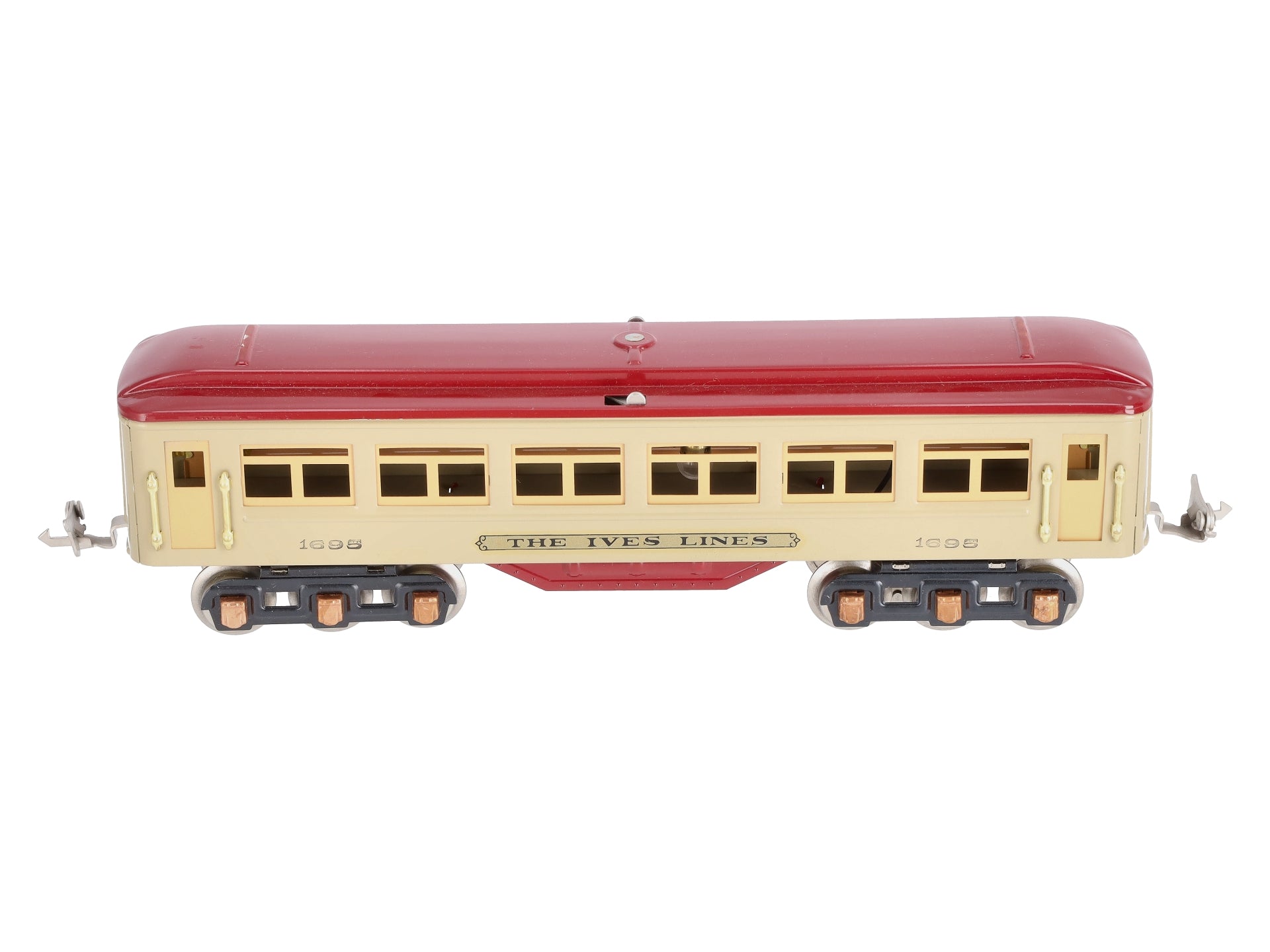 Williams 1695 O Reproduction Ives Tinplate Coach Passenger Car EX/Box