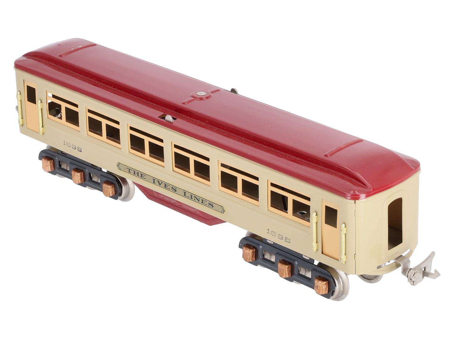 Williams 1695 O Reproduction Ives Tinplate Coach Passenger Car EX/Box