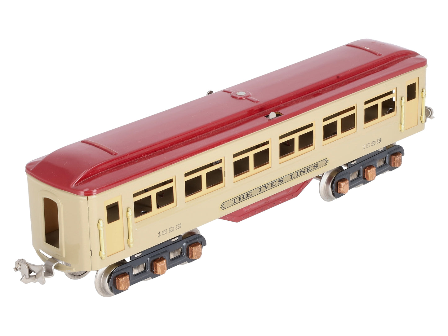 Williams 1695 O Reproduction Ives Tinplate Coach Passenger Car EX/Box