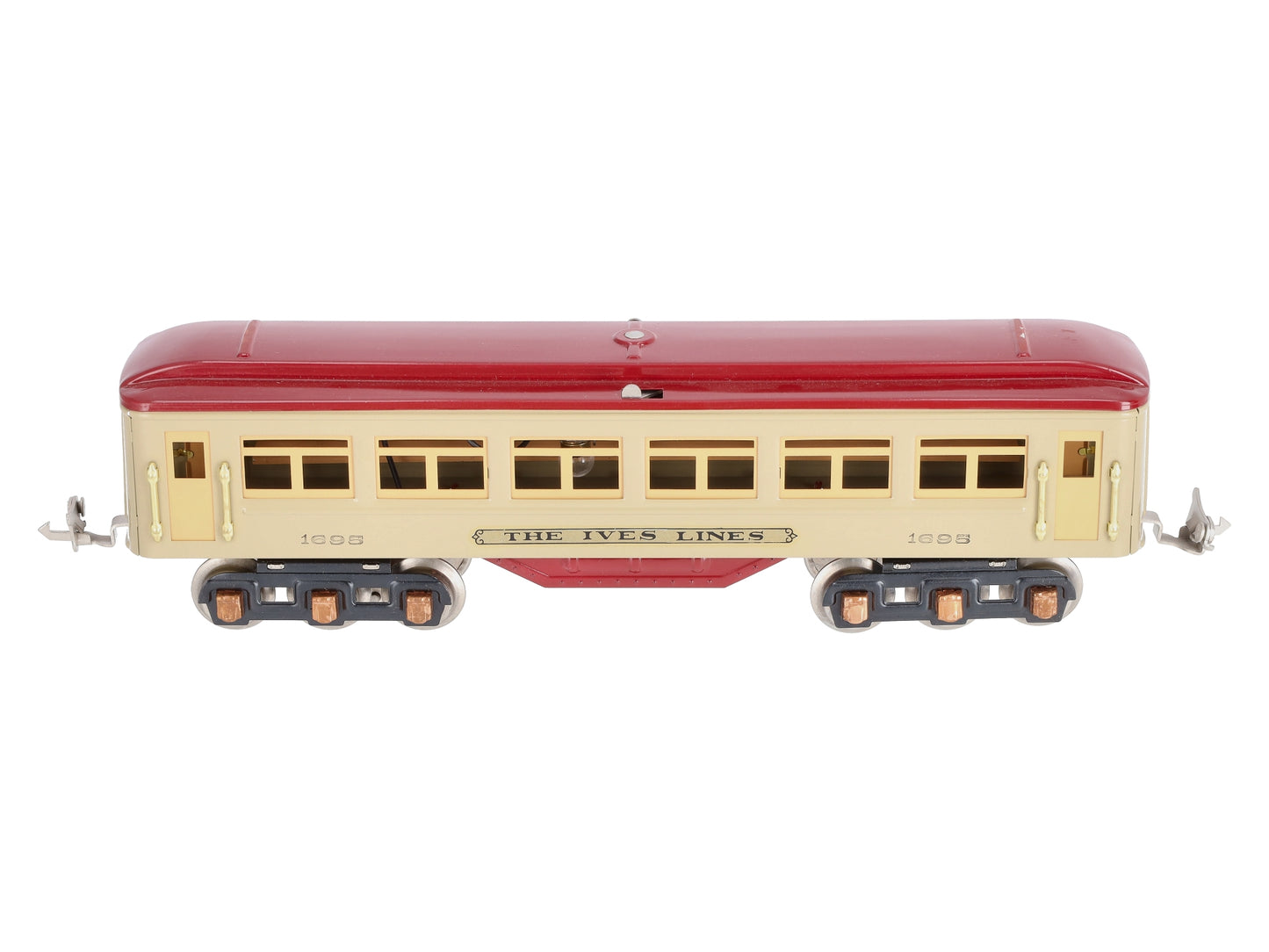 Williams 1695 O Reproduction Ives Tinplate Coach Passenger Car EX/Box