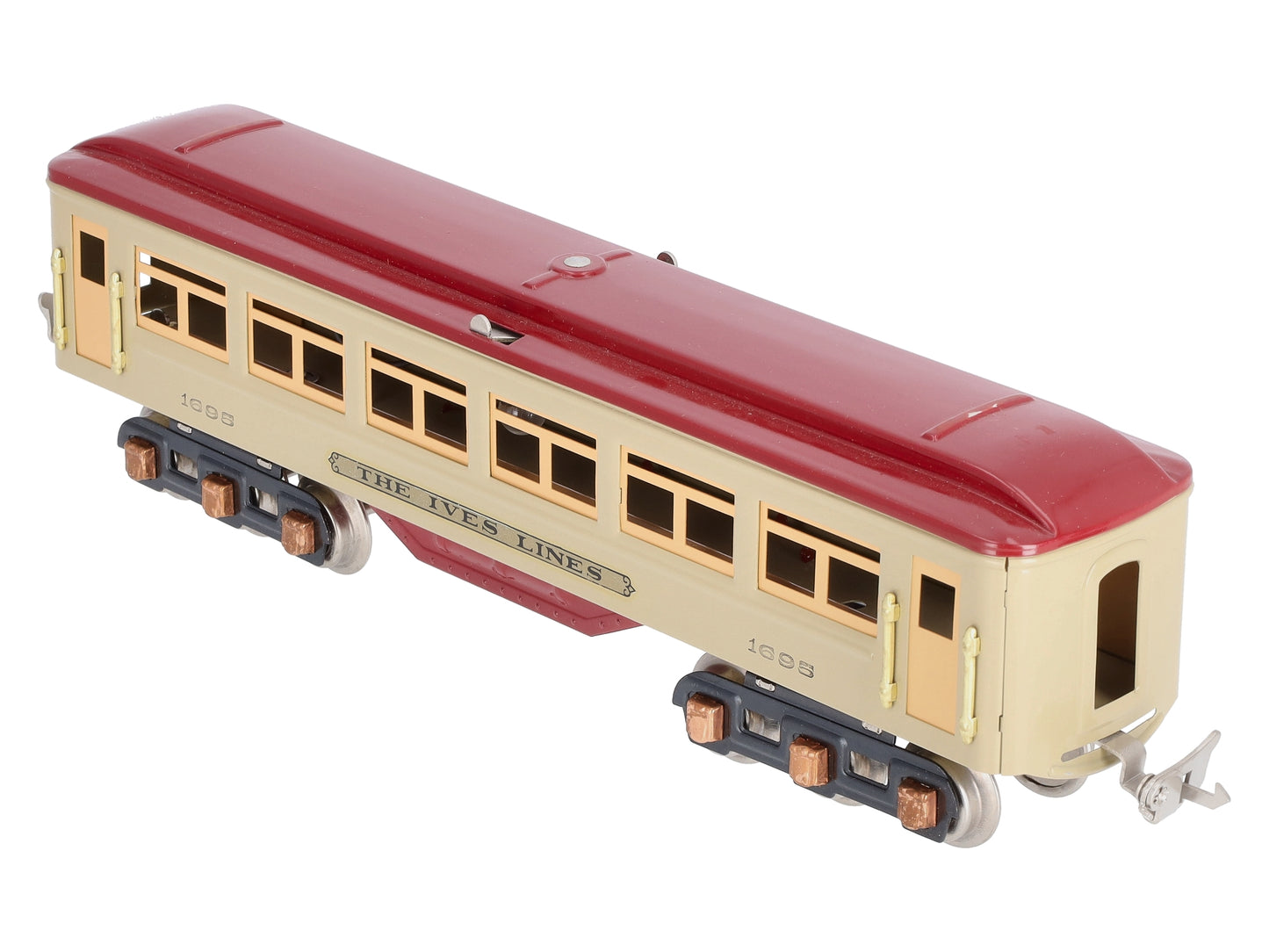 Williams 1695 O Reproduction Ives Tinplate Coach Passenger Car EX/Box