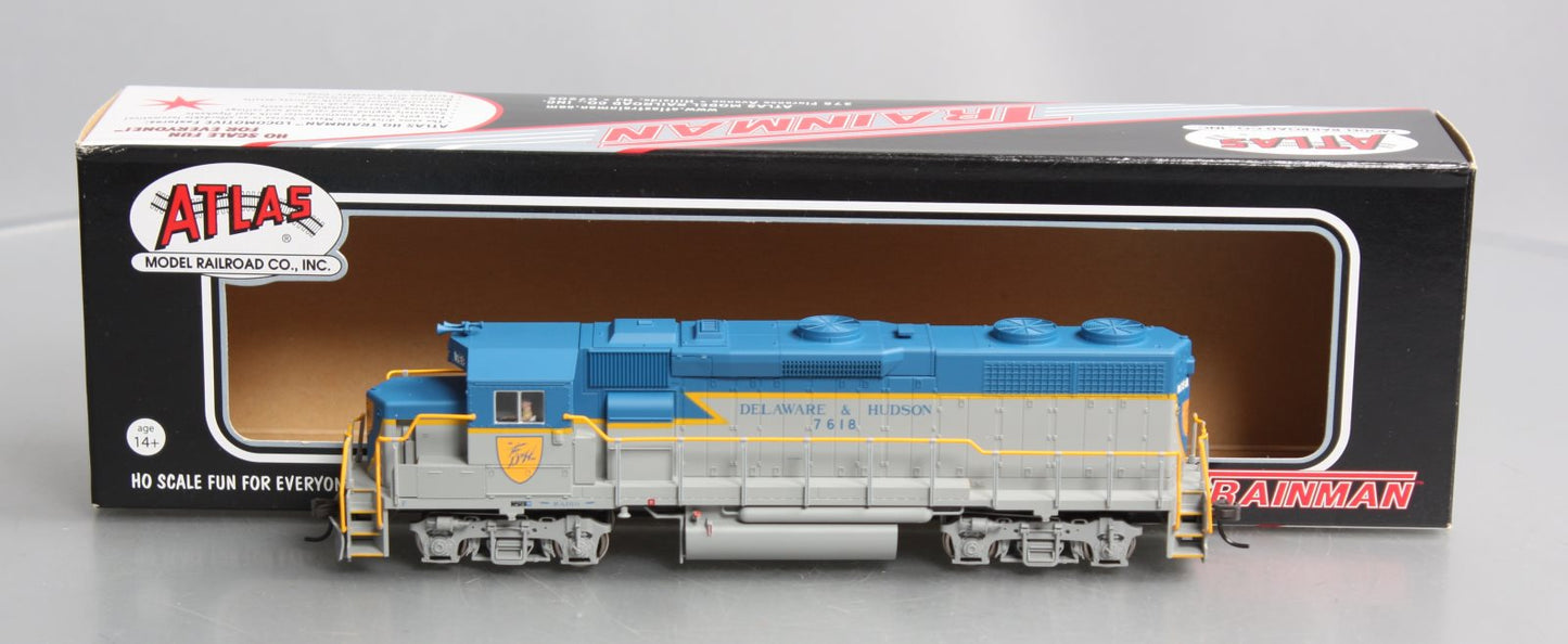 Atlas 10000489 HO Delaware & Hudson GP39-2 Ph1 Diesel Locomotive #7618 EX/Box