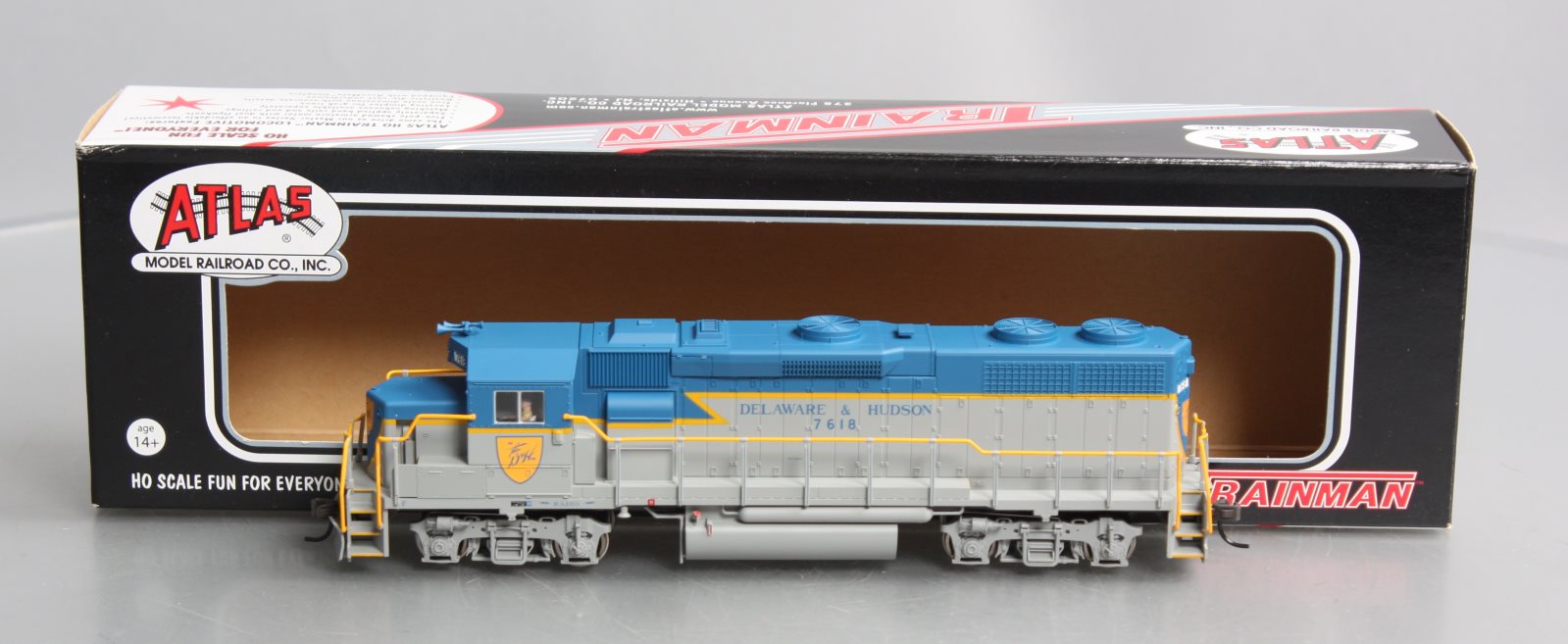 Atlas 10000489 HO Delaware & Hudson GP39-2 Ph1 Diesel Locomotive #7618 EX/Box