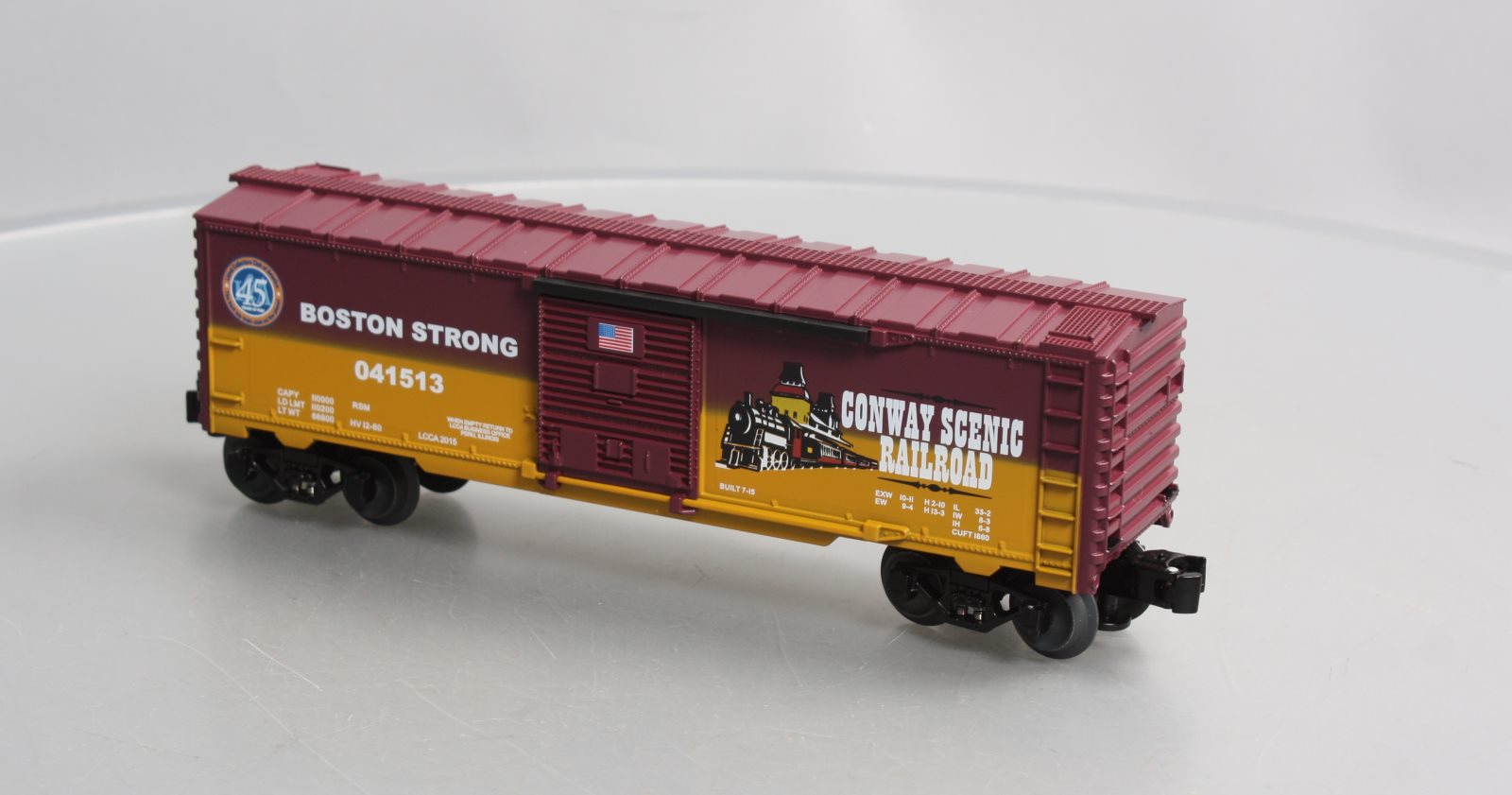 Lionel 6-59014 O Gauge Conway Scenic RR Boston Strong Boxcar #041513 LN