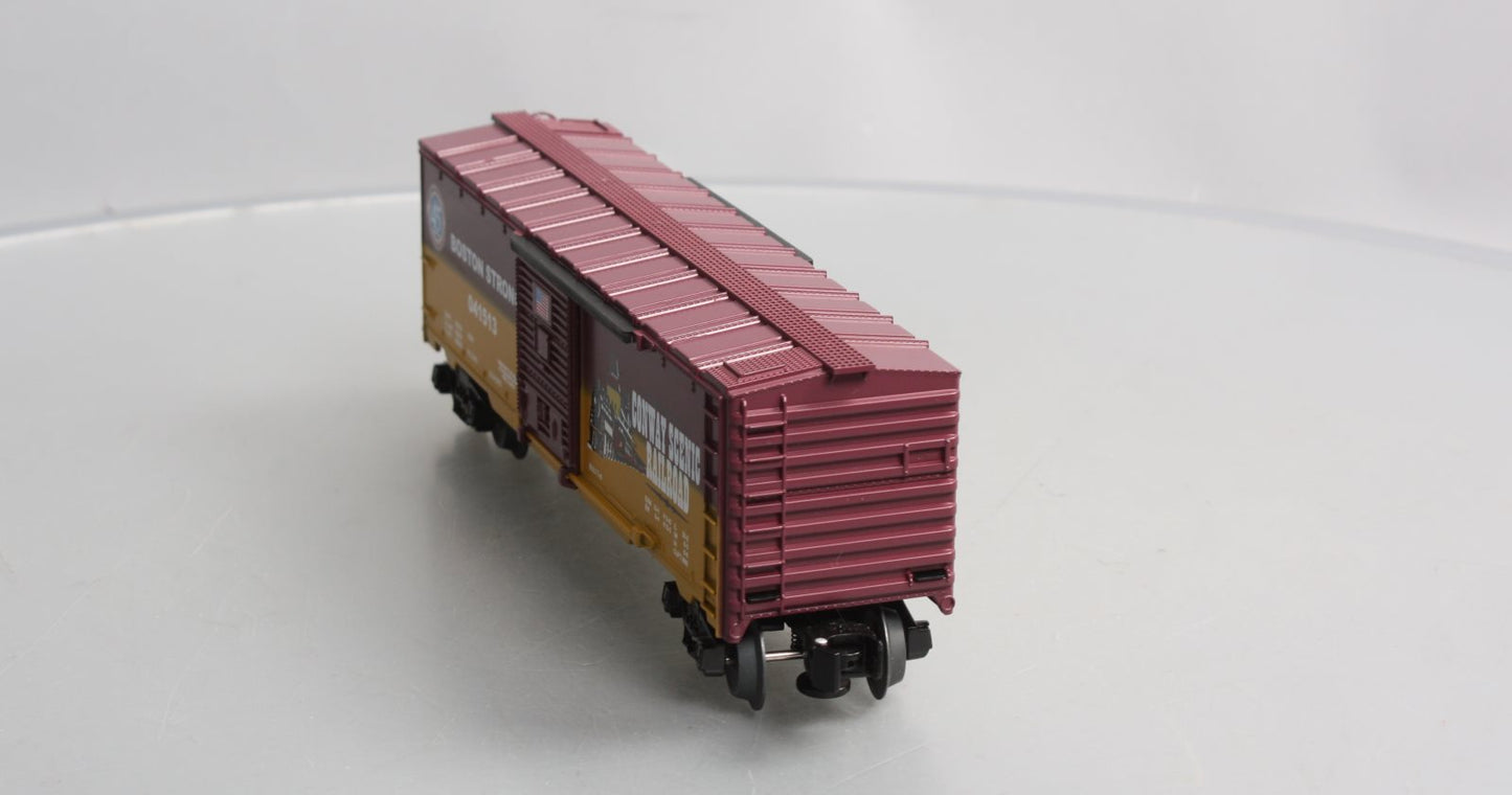 Lionel 6-59014 O Gauge Conway Scenic RR Boston Strong Boxcar #041513 LN
