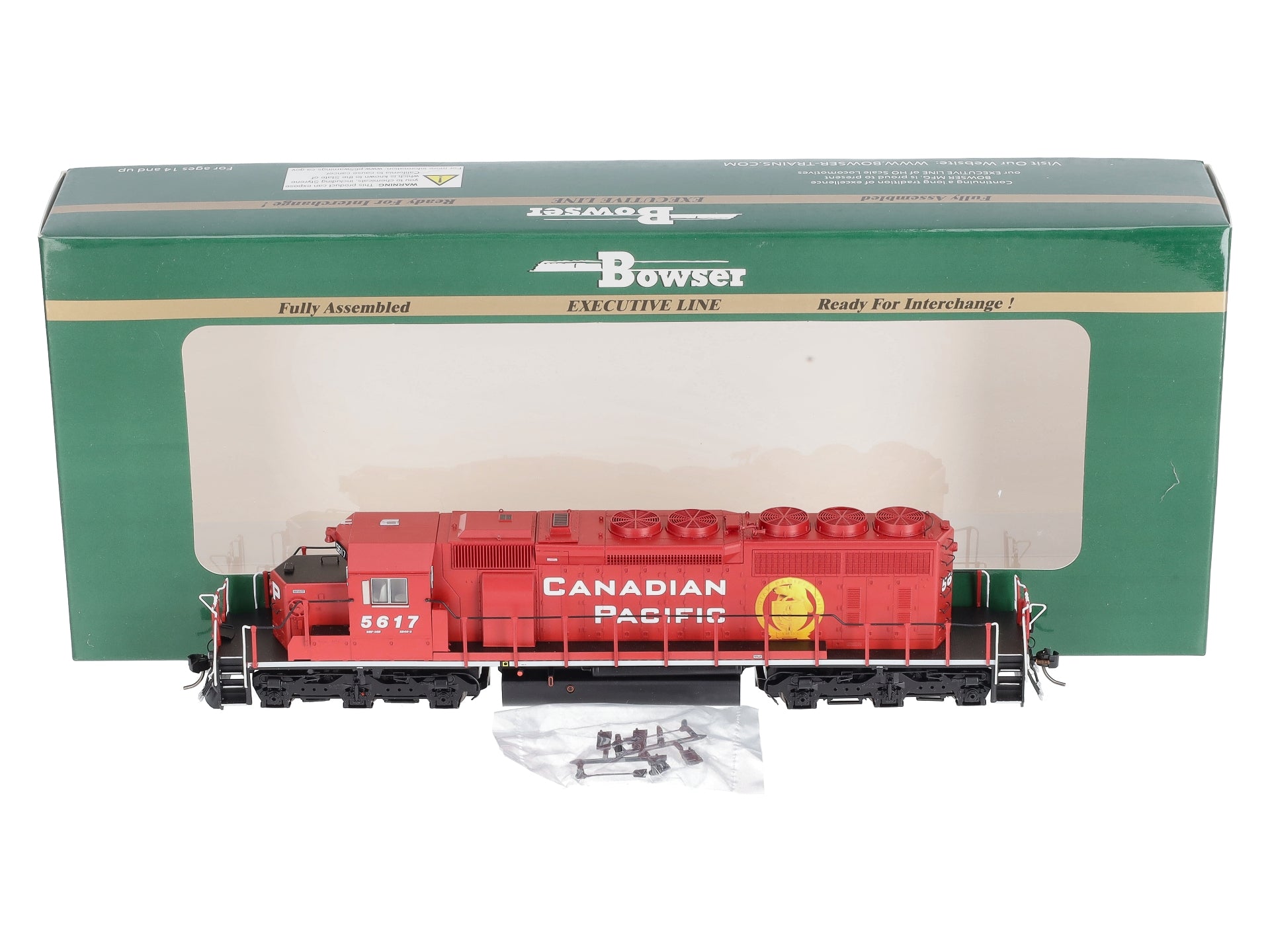 Bowser 25031 HO Scale CP GMD SD40-3 Diesel Engine #5617 w DCC & Sound