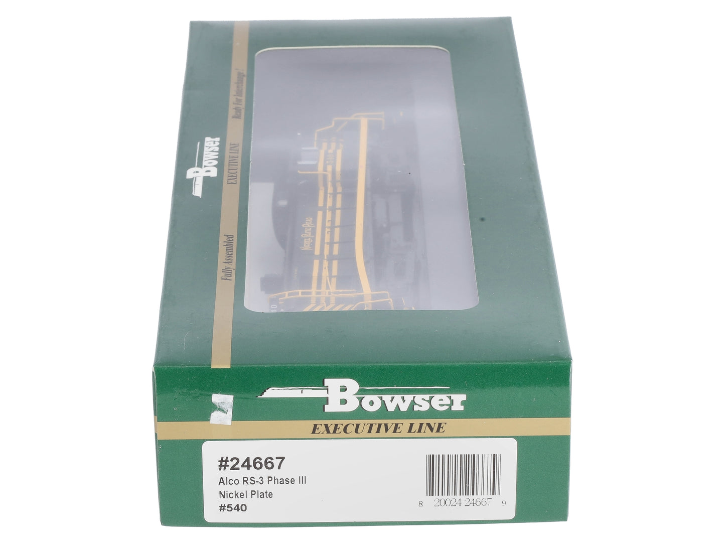 Bowser 24667 HO Scale Nickel Plate Road Alco RS-3 Phase 3 Diesel Locomotive #540