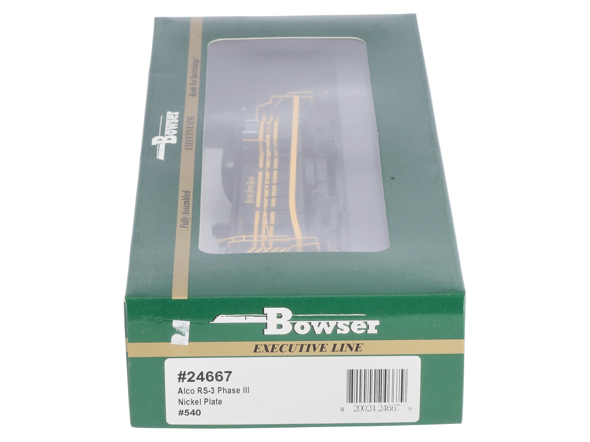 Bowser 24667 HO Scale Nickel Plate Road Alco RS-3 Phase 3 Diesel Locomotive #540