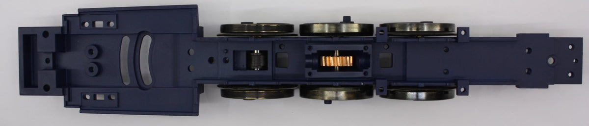Lionel 28066-601 Blue Frame and Wheel Assembly w/ Open Spoke Gold Trimmed Wheels