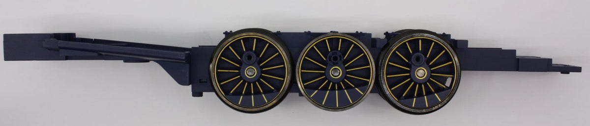 Lionel 28066-601 Blue Frame and Wheel Assembly w/ Open Spoke Gold Trimmed Wheels