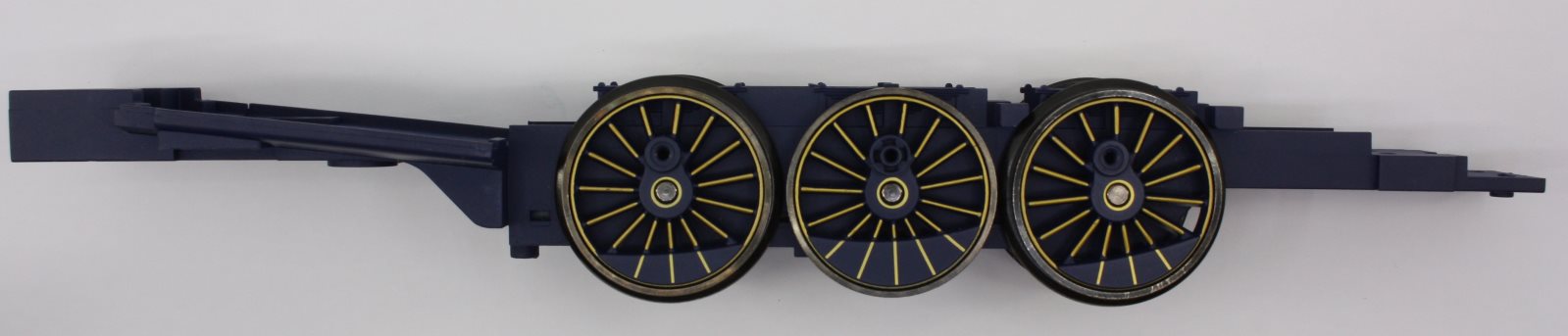 Lionel 28066-601 Blue Frame and Wheel Assembly w/ Open Spoke Gold Trimmed Wheels