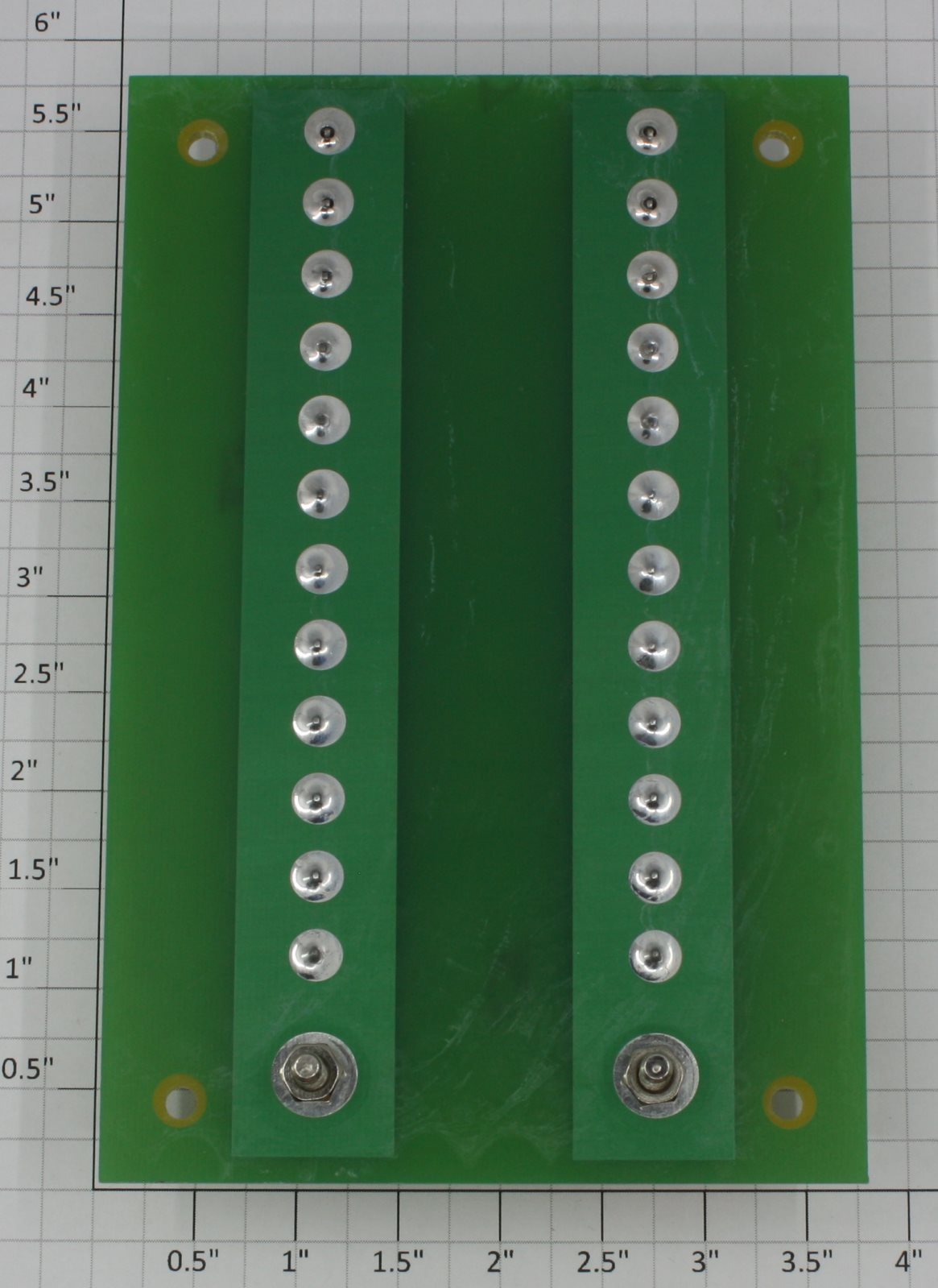 Miniatronics PDB-1 All Gauge Layout Wiring 12 Terminal Power Block- No Feet