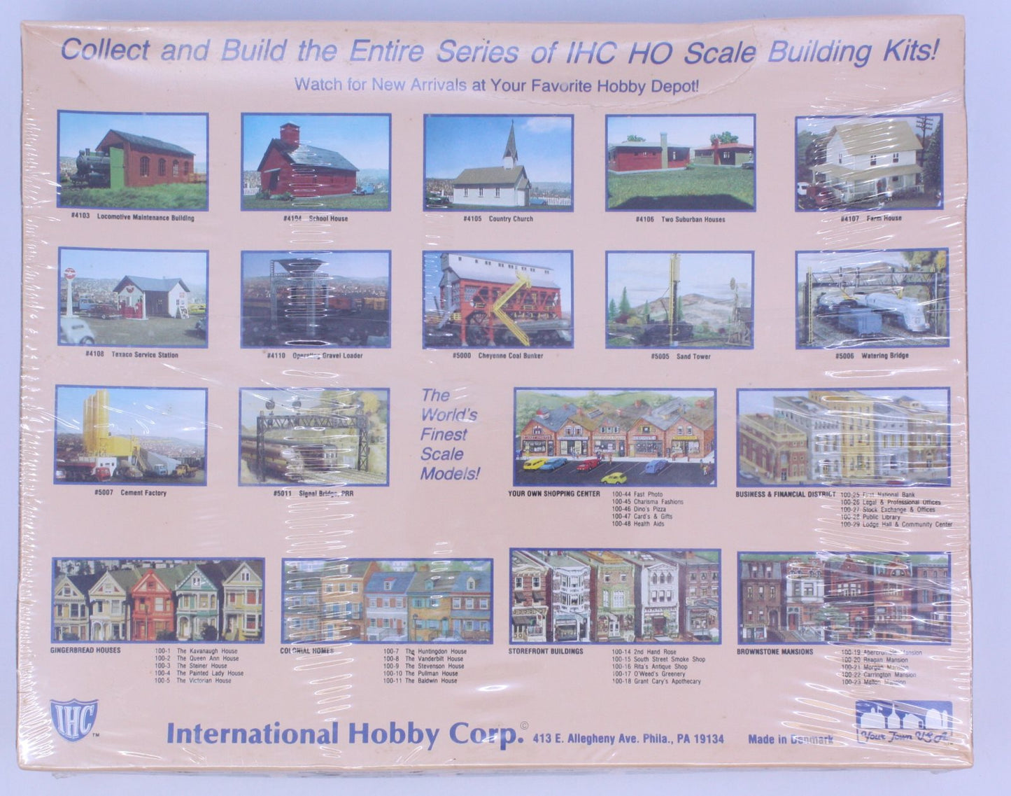 IHC 3512 HO Old Time Water Tank Model Building Kit