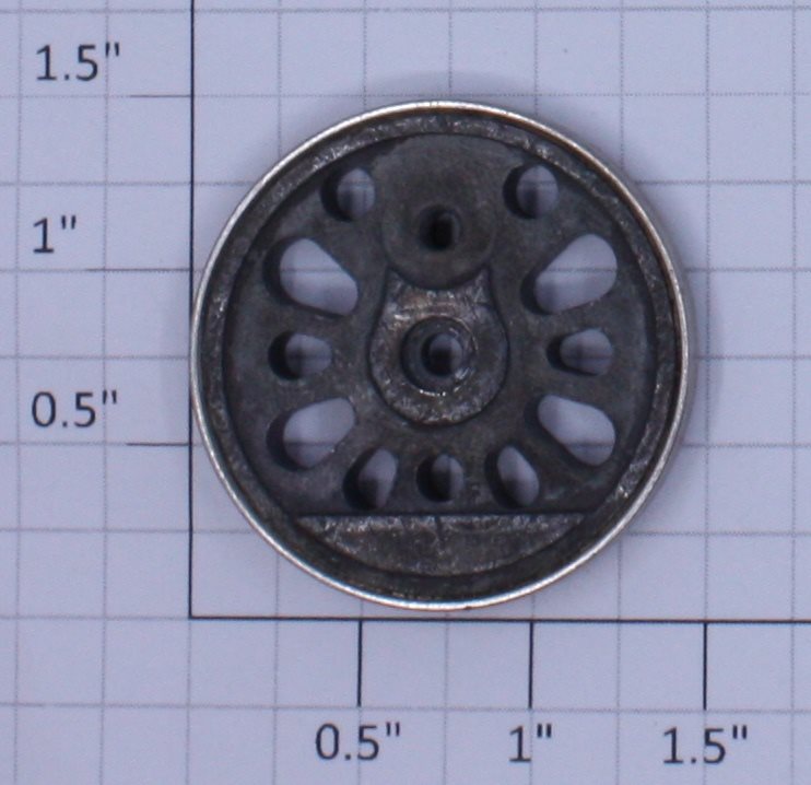 Lionel 18064-631 Driver Center Wheel with Nickel Rim