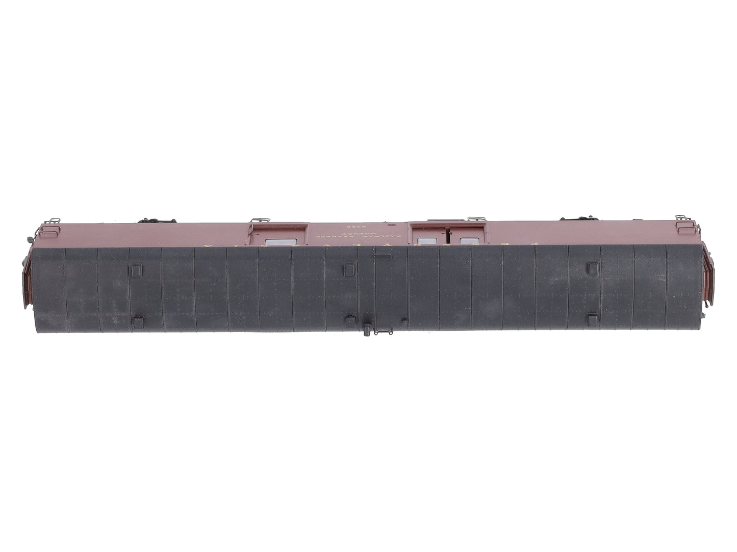 Rapido Trains 106072 HO Scale Pennsylvania 73' 6" Smooth Side Baggage #9325