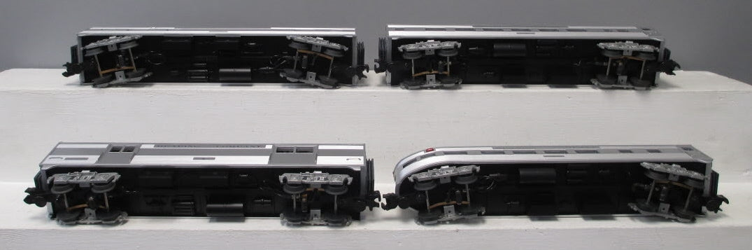 MTH 30-6133 O Reading RailKing O-27 Streamlined Passenger Car Set (Set of 4) NIB