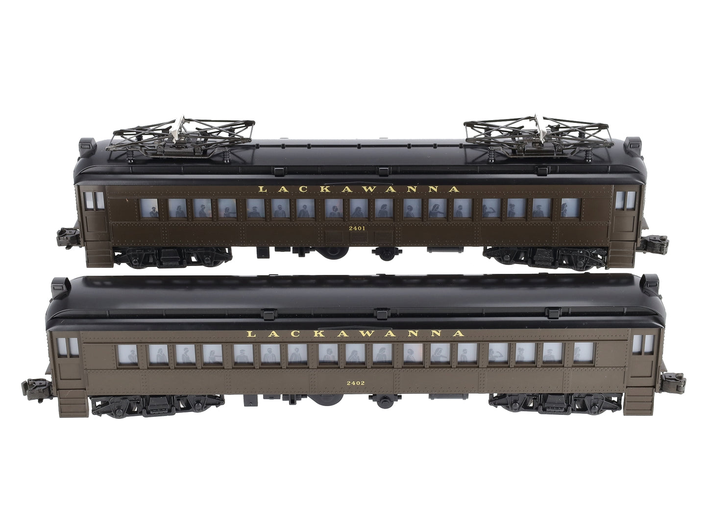 Lionel 6-18304 O Gauge Lackawanna Multiple-Unit Powered Commuter Cars Set LN/Box