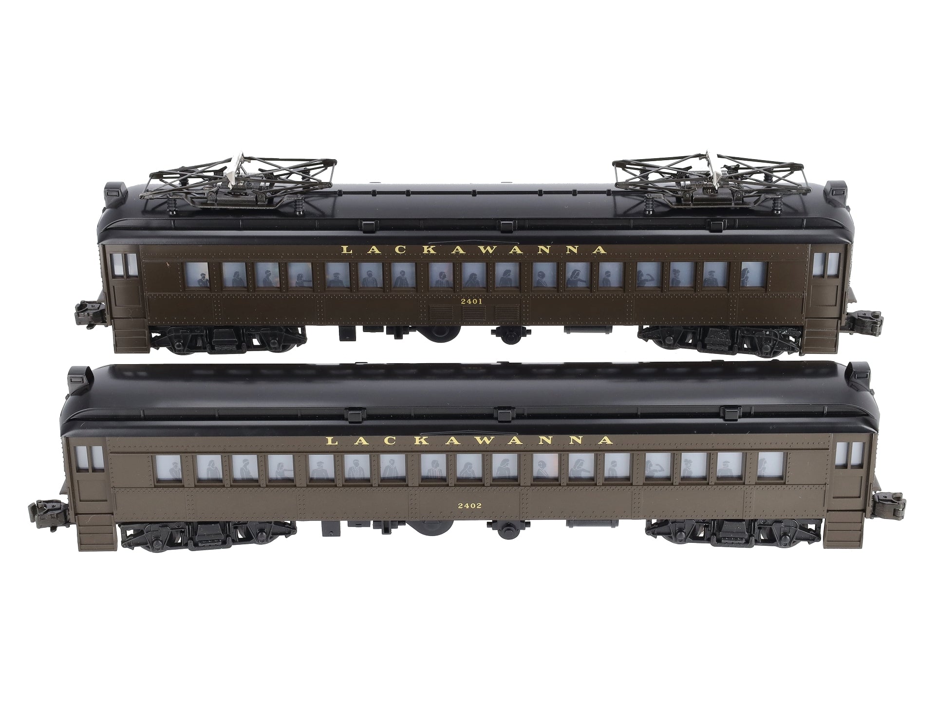 Lionel 6-18304 O Gauge Lackawanna Multiple-Unit Powered Commuter Cars Set LN/Box