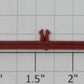 Lionel 9402-15 Maroon 3-Prong Plastic Door Guide