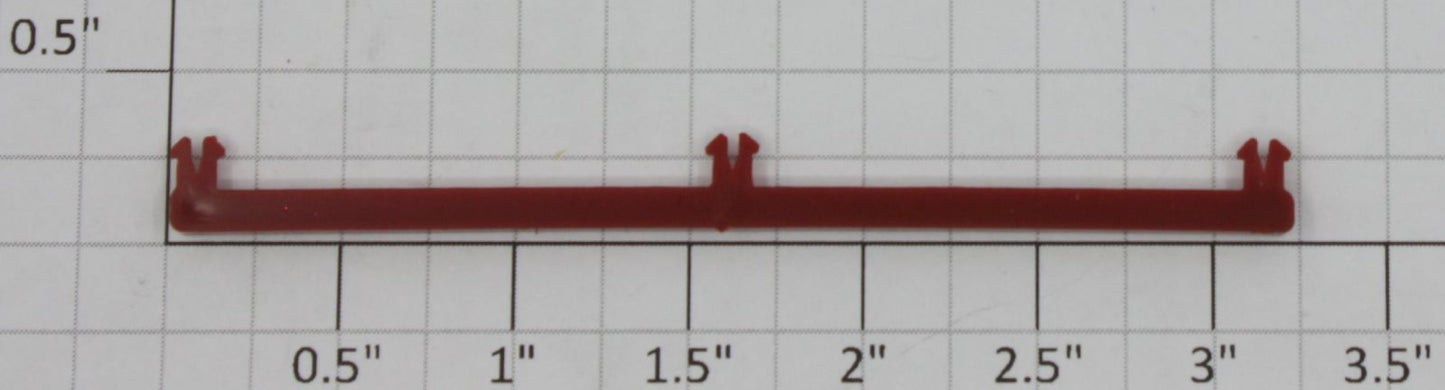 Lionel 9402-15 Maroon 3-Prong Plastic Door Guide