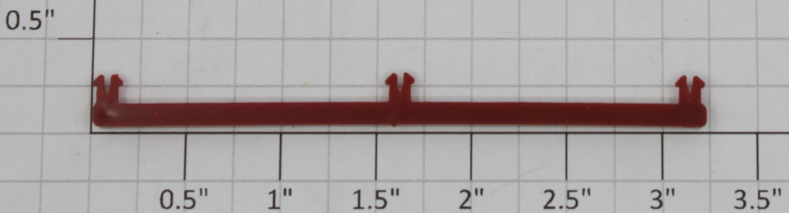 Lionel 9402-15 Maroon 3-Prong Plastic Door Guide