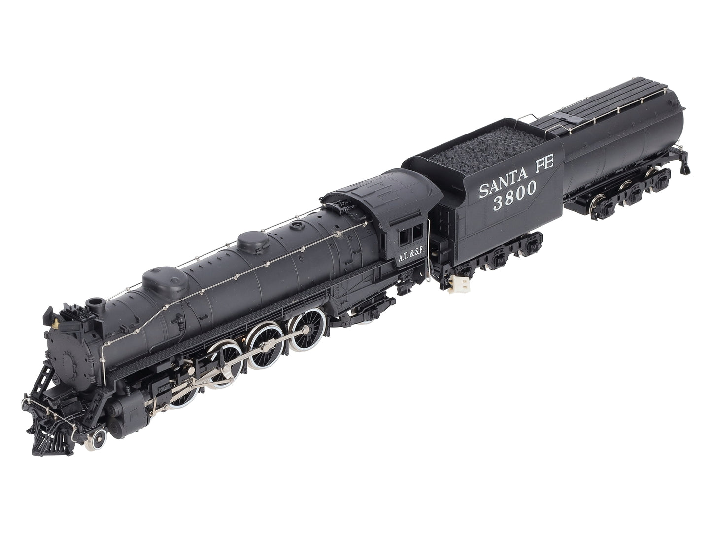 IHC M630 HO Scale Santa Fe Mountain 4-8-2 Steam Locomotive & Tender #3800 LN/Box