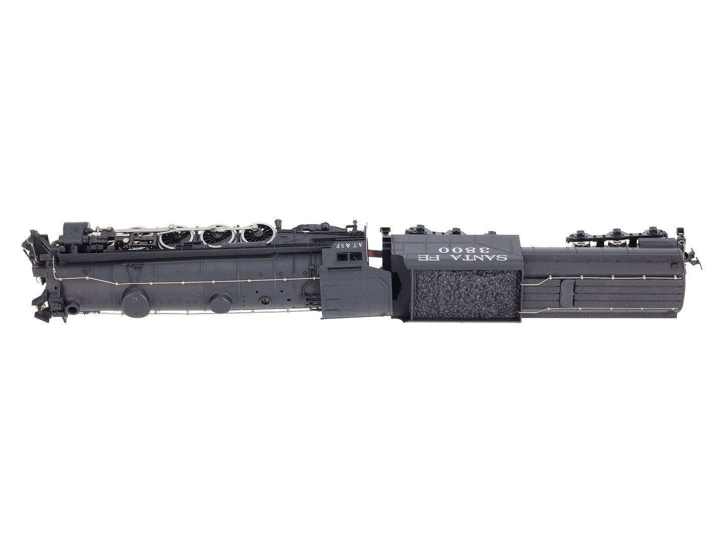 IHC M630 HO Scale Santa Fe Mountain 4-8-2 Steam Locomotive & Tender #3800 LN/Box