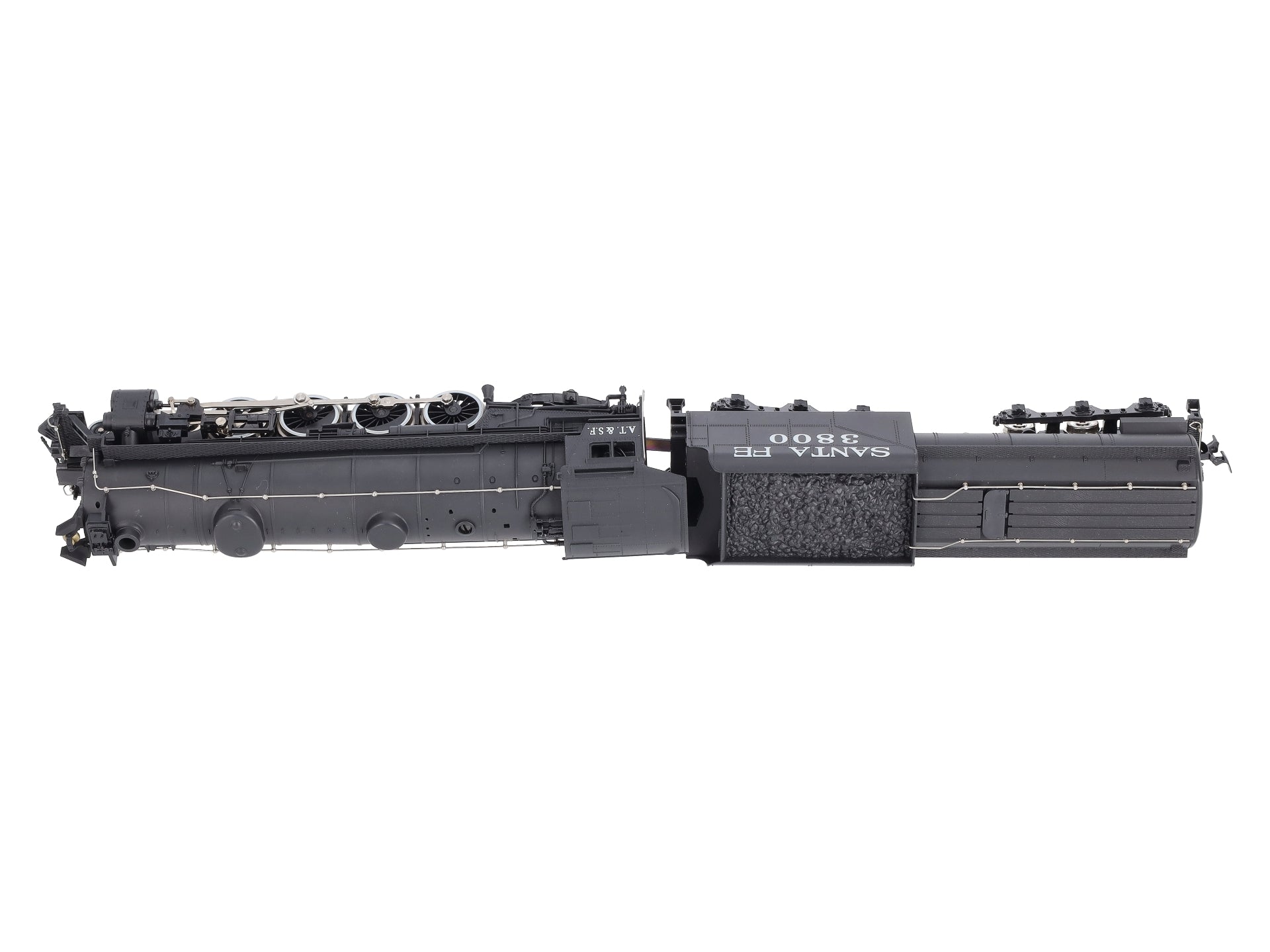 IHC M630 HO Scale Santa Fe Mountain 4-8-2 Steam Locomotive & Tender #3800 LN/Box