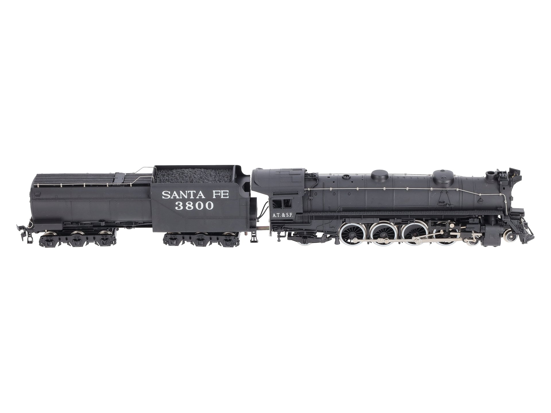IHC M630 HO Scale Santa Fe Mountain 4-8-2 Steam Locomotive & Tender #3800 LN/Box
